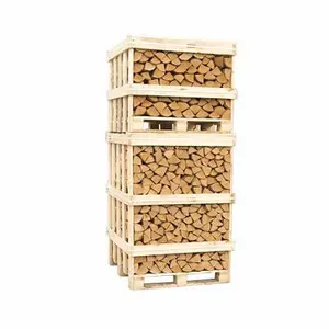 Rabatt Preis gute Qualität Brennholz Hersteller Bester Preis Getrocknet 100% Kiefernholz Protokolle Bulk für Holz Rohstoffe