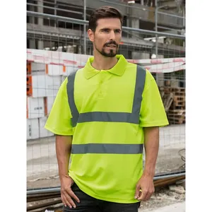 Polo Personalizzata in Policotone ad Alta Visibilità per Merchandising Promozionale - Product Image 2
