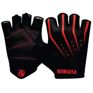 Custom Half-Finger Polyester Workout <b>Gloves</b> for <b>Men</b> and Women Wrist Support for Weightlifting Sports for Gym Use - Product Image 5