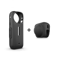 Étui en silicone souple Hongdak pour Insta360 One X5 X4 protecteur de boîtier support de Base fixe de bureau support de Base adhésif de bureau