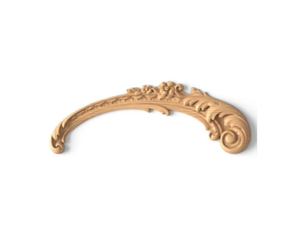 2025 Customized Solid Wood Floral Carving Onlays Sculpture <b>Kitchen</b> <b>Furniture</b> Cabinet Decoration Wood Applique Home <b>Furniture</b> - Product Image 6