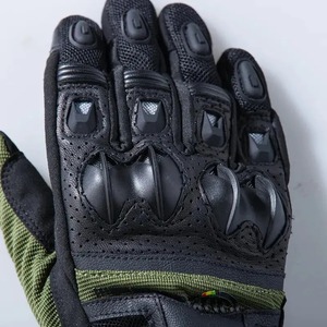 ถุงมือทำงานหนังวัวเพื่อความปลอดภัยในการก่อสร้างถุงมือฝึกยุทธวิธีหน้าจอสัมผัส - Product Image 5