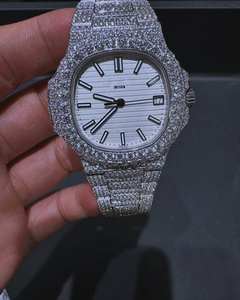 นาฬิกาฮิปฮอปประดับเพชรแฟชั่น วีวีเอส มอยส์ซาไนต์ จากซัพพลายเออร์อินเดีย - Product Image 1