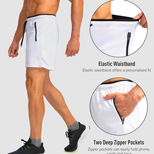 Pantalones Cortos Deportivos para Hombre, Fabricación Personalizada, Pantalones Cortos Premium para Correr, Entrenamiento y Fitness, Venta al Por Mayor para Exportación - Product Image 6