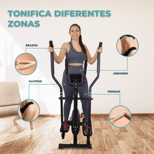 ATLAS Mobiclinic Vélo elliptique à 8 résistances Écran LCD ergonomique et guidon antidérapant jusqu'à 100kg Méthode manuelle pour toutes les tailles - Product Image 6