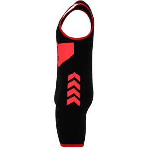 Combinaison de lutte noire et rouge pour hommes Decent Fight Wears, vêtements de combat mixte ajustés, respirants, extensibles et anti-transpiration - Product Image 4
