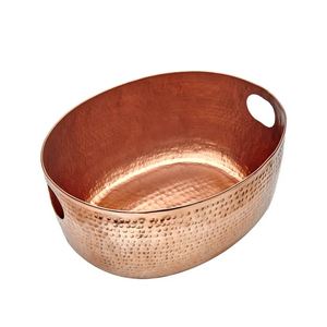 Handmade ตอกถังน้ําแข็งไวน์เบียร์ขวดคูลเลอร์ถังเก็บบาร์บ้านร้านอาหารงานแต่งงานโรงแรม Chiller เครื่องดื่มน้ําแข็งอ่าง - Product Image 1