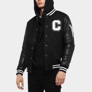 Veste de baseball universitaire coupe-vent et respirante à manches longues pour homme grande taille vente en gros manteau bombardier en fourrure de mouton manteaux tricotés d'hiver - Product Image 4