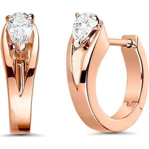 ต่างหูเพชรเลี้ยงในห้องปฏิบัติการ Luxira Jewels ประดับด้วยพลอยระยิบระยับ เงินสเตอร์ลิง ชุบโรเดียม เครื่องประดับหรูหราสำหรับงานปาร์ตี้และงานแต่งงานสำหรับผู้หญิง - Product Image 1