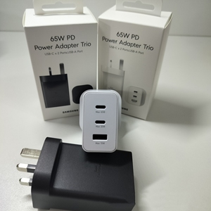 <span class=keywords><strong>65W</strong></span> PD chargeur 3 Ports EP-T6530 Original UK prise Super rapide chargeur USB-C PD <span class=keywords><strong>adaptateur</strong></span> <span class=keywords><strong>secteur</strong></span> <span class=keywords><strong>Trio</strong></span> pour Samsung S22 S23 Ultra - Product Image 1