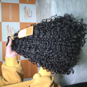 Vente en gros Extensions de cheveux Remy vierges sans trame alignées sur les cuticules complètes, Cheveux humains birmans en vrac non traités - Product Image 5