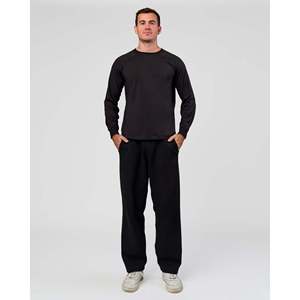 <b>Men's</b> Casual 3D Print Hooded <b>Knit</b> Sweater-<b>Black</b> - Product Image 5