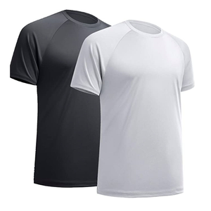 Camiseta de gimnasio para hombre de alta calidad, camisetas activas ligeras con cuello redondo sostenible y manga corta de talla grande disponible - Product Image 3