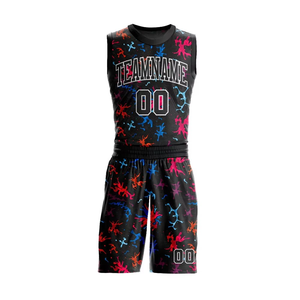 Uniforme de Baloncesto Personalizado 2025, Conjunto sin Mangas y de Manga Corta, Impreso, Transpirable, de Secado Rápido, 100% Poliéster, Ropa Deportiva - Product Image 4