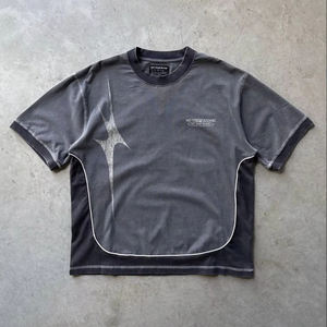 T-shirt de jogging pour homme en coton 100% respirant, confortable, à séchage rapide, tricoté 180g, personnalisable en gros, pour les jours de pluie, sport, gym - Product Image 2