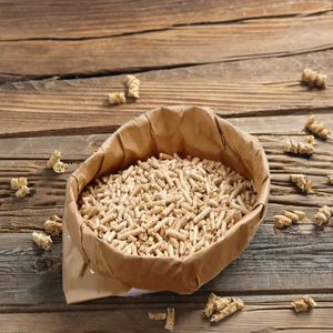 Briquetas de madera dura de biomasa Bolsa de acacia y pino Pellets de madera tipo palo de aserrín de leña - Product Image 1