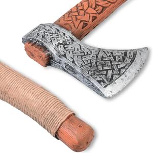 Vente chaude Haute Qualité Viking Axes Forgé À La Main Gravé Poignée En Acier À Haute Teneur En Carbone Lame Gravée Camping Tomahawk Hache Hache - Product Image 2