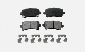 Rotores de Freno Delanteros/Traseros Perforados y Pastillas de Freno de Cerámica para Chevy Impala 2014-2020 - Product Image 2