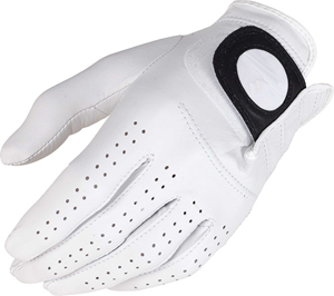 Guantes de golf para adultos Unisex de calidad superior superventas 2025 logotipo personalizado mano izquierda piel de oveja empuñaduras de cuero genuino para deportes - Product Image 3