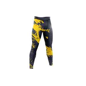 High demanding Quick dry <b>Men</b> Sublimation Legging Custom Soft Arrival Sublimation Excellence Quality Elastic Waist <b>Yoga</b> Leggings - Product Image 6