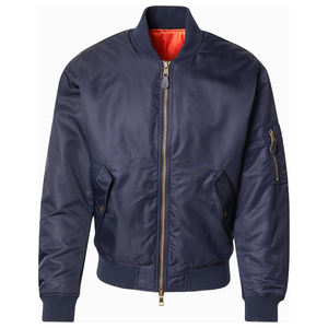 Meilleure vente Blouson d'aviateur de haute qualité sur mesure grande taille polyester satiné hydrofuge finition pour l'hiver Vestes d'extérieur - Product Image 5