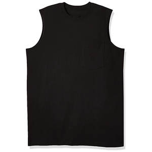 Camiseta sin mangas para hombre superventas, camiseta sin mangas transpirable de algodón y poliéster de alta calidad con nuevo diseño para hombre a la venta - Product Image 6