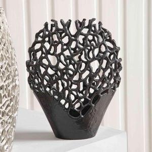 Jarrón de Metal de diseño Snell redondo, maceta decorativa con pantalla antideslizante, venta al por mayor, estilo moderno, maceta hecha a mano, Mesa - Product Image 3