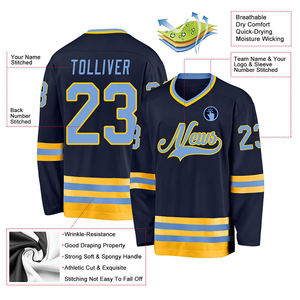 Jersey de hockey sobre hielo personalizado de alta calidad al por mayor sublimación impresa hecha en Pakistán con servicio OEM - Product Image 6
