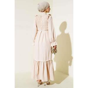 Gipel ชุดลำลองสีเบจผูกเชือกรายละเอียด - Product Image 4