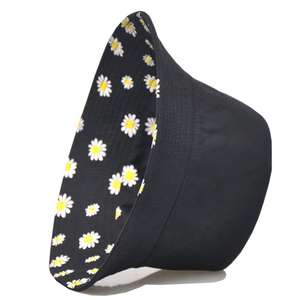 2023 élégant mode impression réversible seau chapeau personnalisé velours côtelé broderie pêcheurs seau chapeaux - Product Image 2