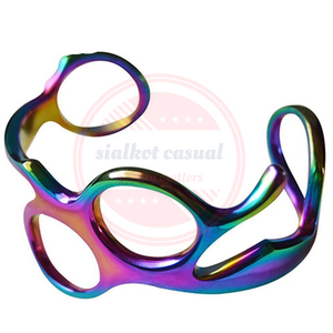 Pulsera de barbero de acero inoxidable | Pulsera de salón de barbero de alta calidad con logotipo personalizado - Product Image 2