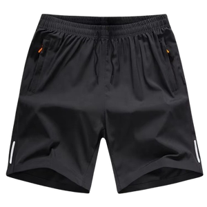 กางเกงขาสั้นกีฬาสีพื้นสำหรับผู้ชายกางเกงขาสั้นผ้าโพลีเอสเตอร์/ ไนลอนแห้งเร็วปรับสีและโลโก้ได้สำหรับยิม - Product Image 3