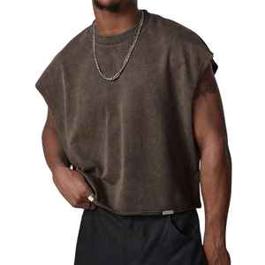 Camiseta de malla personalizada para hombre al por mayor de alta calidad sin mangas DryFit transpirable gimnasio baloncesto entrenamiento Stringer camiseta sin mangas - Product Image 1