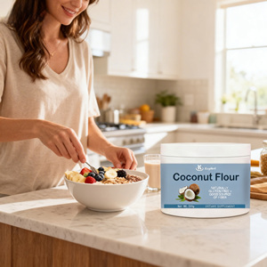 <span class=keywords><strong>Farine</strong></span> <span class=keywords><strong>de</strong></span> noix <span class=keywords><strong>de</strong></span> <span class=keywords><strong>coco</strong></span> <span class=keywords><strong>de</strong></span> qualité supérieure OEM/ODM, issue <span class=keywords><strong>de</strong></span> noix <span class=keywords><strong>de</strong></span> <span class=keywords><strong>coco</strong></span> fraîches, moutonnée finement pour une texture lisse, idéale pour le <span class=keywords><strong>pain</strong></span>, les gâteaux et les pâtes. - Product Image 6