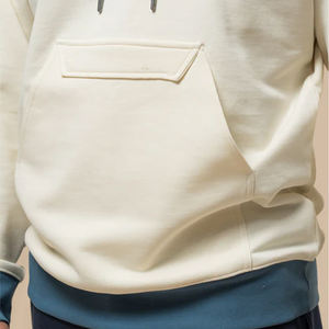 Sweat-shirt à capuche en coton 100% premium pour homme, marque privée, décontracté, à enfiler, logo sur le devant, coupe décontractée, saison printemps, personnalisé - Product Image 3