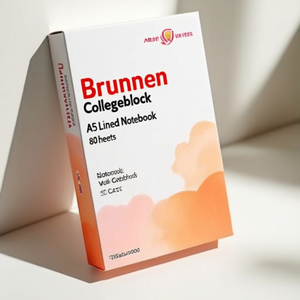 Brunnen Collegeblock A5 Lined Notebook 80 Sheets - Product Image 2