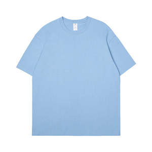 Camiseta de punto de fibra de bambú y algodón 2025 para hombre, superventas de 100%, diseño liso al por mayor - Product Image 4