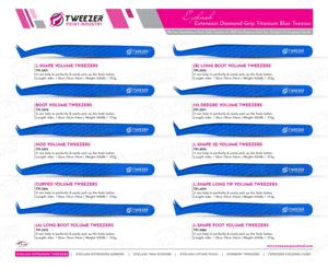 Pinces à cils professionnelles à pointes fermées, les plus vendues, pour extensions de cils, avec pointe en fibre Nano Grip - Product Image 6