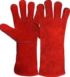 Gants de production industrielle en cuir de haute qualité Gants de travail de protection antidérapants ignifuges avec résistance à la chaleur pour le soudage - Product Image 4