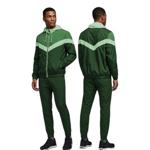 "Conjunto de chándal cortavientos de nailon resistente de estilo vintage, ropa de calle ajustable, ropa deportiva de alta calidad de Color personalizado 2025 - Product Image 1