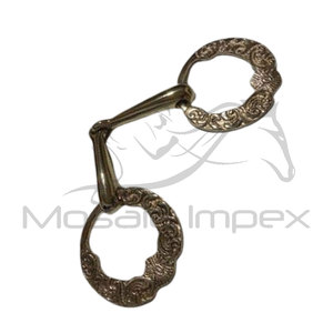 Productos de equitación de buena calidad Boquilla Weaver Horse Shank Bit Acero inoxidable Exquisita joyería ecuestre - Product Image 2