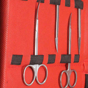 Ensemble d'instruments chirurgicaux manuels en acier inoxydable de base, kit de chirurgie mineure avec ciseaux, pinces, porte-aiguilles par SurgiRight - Product Image 6