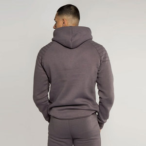 Conjunto Deportivo de Invierno para Hombre, Transpirable, de Color Sólido, 100% Algodón, Tallas Grandes, Precio Bajo, Servicio Personalizable OEM/ODM - Product Image 4