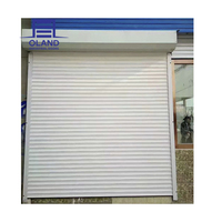 Porte de sécurité électrique à enroulement isolée en aluminium pour magasin, entrepôt, extérieur