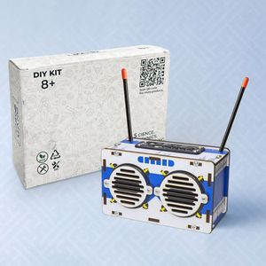 Kit de barra de sonido DIY recargable con accesorios de batería FM USB AUX regalo de vapor para niños 8 + - Product Image 3