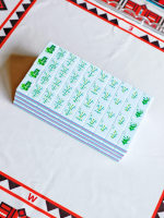 Nouvelle livraison rapide, accessoires de mahjong américains modernes de luxe personnalisés, boîte en acrylique combinée, tapis de table à impression indienne haut de gamme