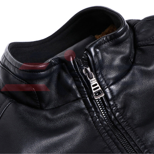 2023 Veste en cuir d'hiver pour hommes de mode extérieure OEM de haute qualité avec le meilleur style de veste universitaire en jean de conception - Product Image 3