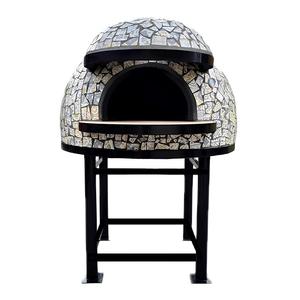 Forno in Legno Artigianale da 130 cm con Base in Ferro, Utensile da Cucina per Esterni per 6/7 Pizze Vietri - Product Image 1