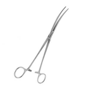 Pinces à artères Crafoord courbées 24,0 cm, instrument chirurgical manuel en acier inoxydable de qualité chirurgicale - Product Image 4