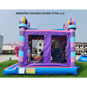 High Quality PVC Material Candy Land <b>Inflatable</b> Jumping Castle Outdoor Commercial Bounce <b>House</b> Kids Playhouse - Product Image 3
